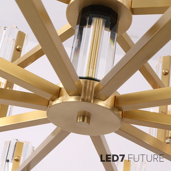 Ritz - Glass Tube Chandelier